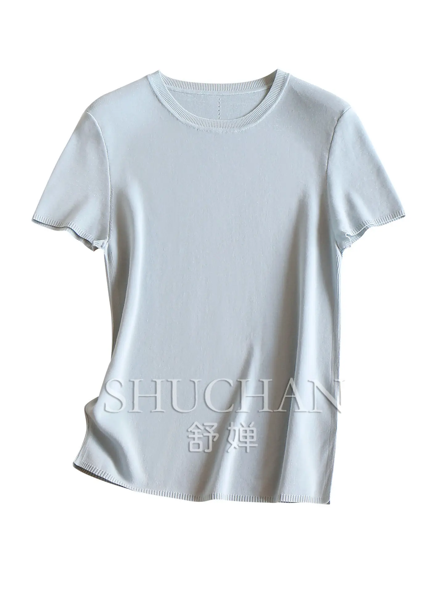 Simple Casual Vinegar Fiber + Cotton Round Neck Short-sleeved Knitted Sweater T-shirt Women's 35W0
Simple Casual Vinegar Fiber + Cotton Round Neck Short-sleeved Knitted Sweater T-shirt Women's 35W0