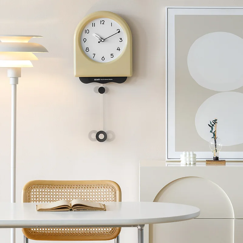 Cream Wind Living Room Swinging Wall Clock Modern Simple Internet celebrity
Cream Wind Living Room Swinging Wall Clock Modern Simple Internet celebrity