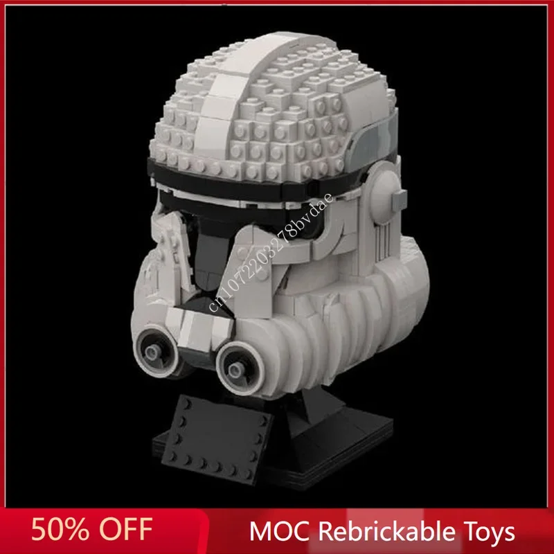 887PCS Star Plan MOC Helmet Clone P.2 MOC Space Battle Model Building Block Architecture Education Assembly Model Toy
887PCS Star Plan MOC Helmet Clone P.2 MOC Space Battle Model Building Block Architecture Education Assembly Model Toy