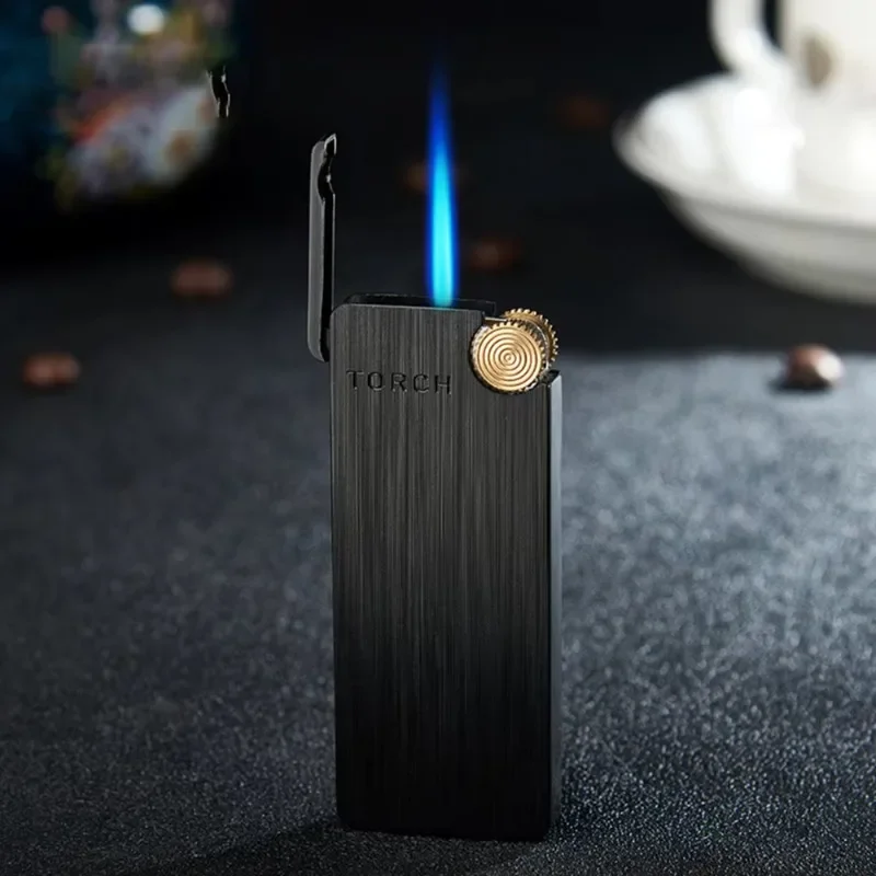 Windproof Torch Grinding Wheel Cigar Butane Lighter Spray Gun Portable Kitchen Outdoor Blue Flame Cigar Lighter
Windproof Torch Grinding Wheel Cigar Butane Lighter Spray Gun Portable Kitchen Outdoor Blue Flame Cigar Lighter