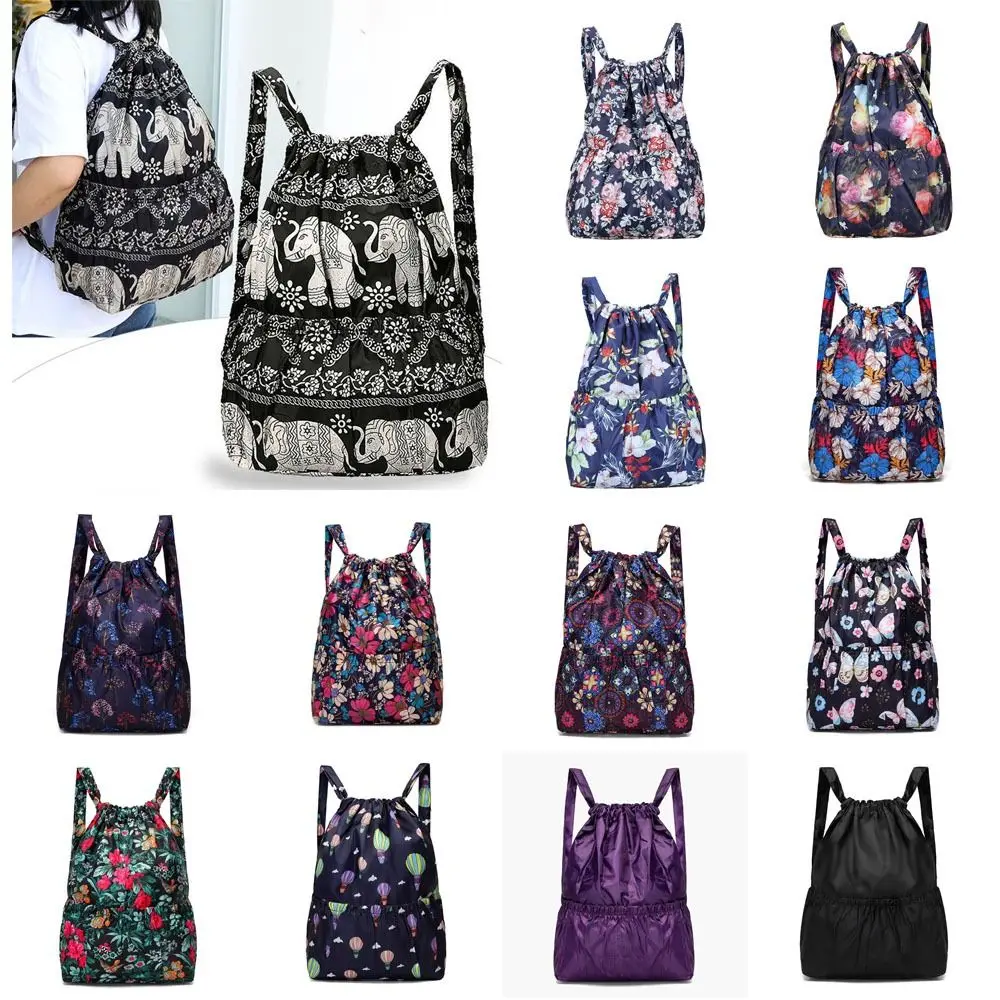 Fashion Floral Printed Drawstring Bag Waterproof Large Capacity Portable Shopping Bag Sports Polyester School Bag Ladies
Fashion Floral Printed Drawstring Bag Waterproof Large Capacity Portable Shopping Bag Sports Polyester School Bag Ladies
