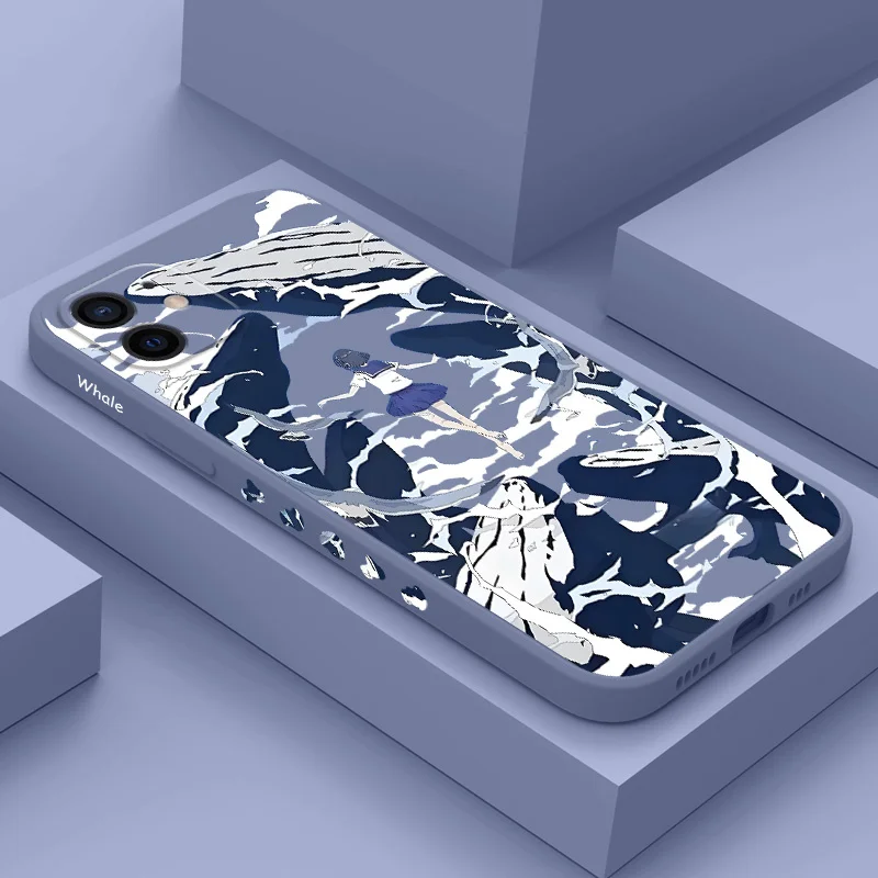 Magic Whale Phone Case For iPhone 12 11 X XR XS 8 7 SE2 Pro Max Plus Mini Liquid Silicone Soft Cover
Magic Whale Phone Case For iPhone 12 11 X XR XS 8 7 SE2 Pro Max Plus Mini Liquid Silicone Soft Cover