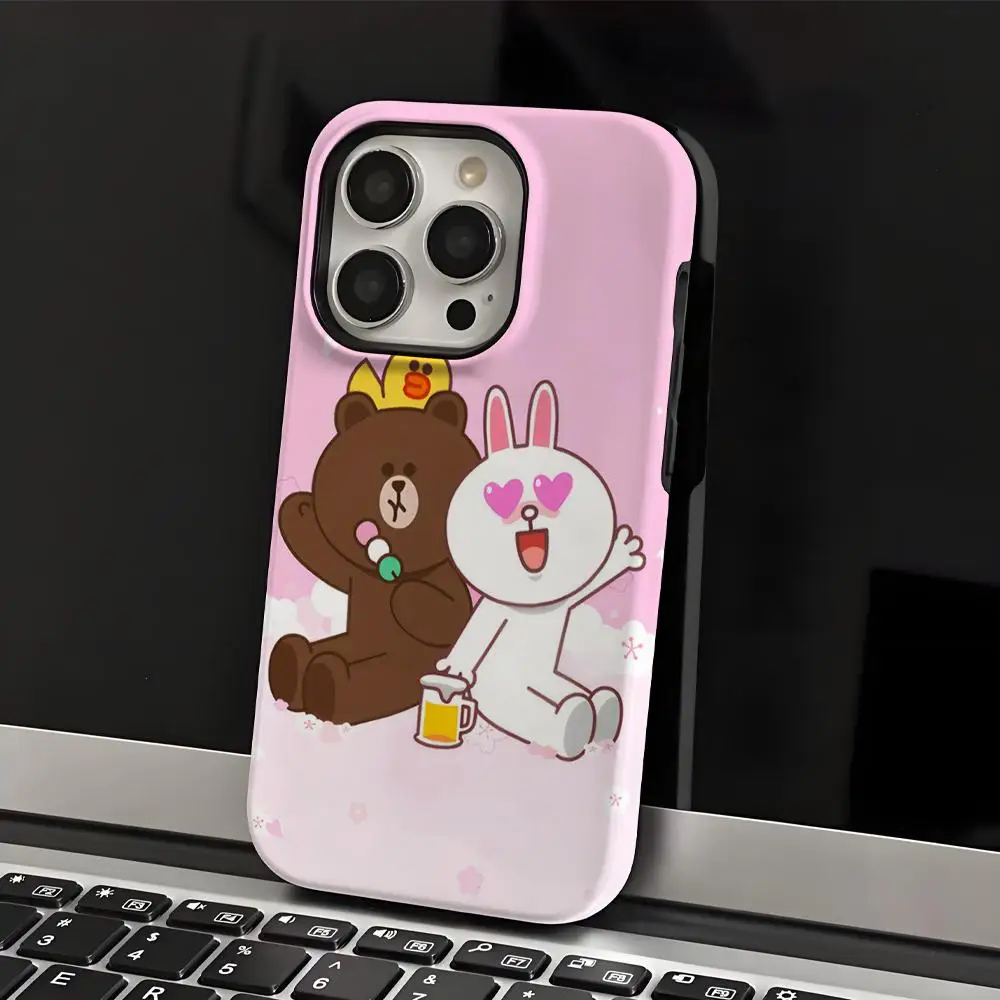 B-Brown And C-CONY Phone Case INS For IPhone 16 15 14 13 12 11 Pro Max X XR XSMax 7 8 Plus Glossy Film Hard PC Cover
B-Brown And C-CONY Phone Case INS For IPhone 16 15 14 13 12 11 Pro Max X XR XSMax 7 8 Plus Glossy Film Hard PC Cover