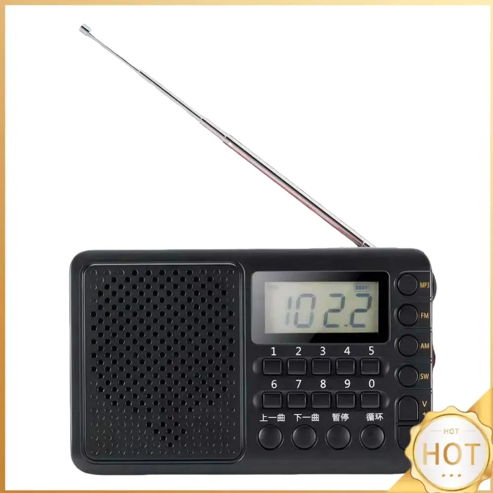 Full Band Radio with LED Screen Display MP3 Music Player Support TF Card USB Drive for Home Outdoor Gifts for Seniors Elderly
Full Band Radio with LED Screen Display MP3 Music Player Support TF Card USB Drive for Home Outdoor Gifts for Seniors Elderly