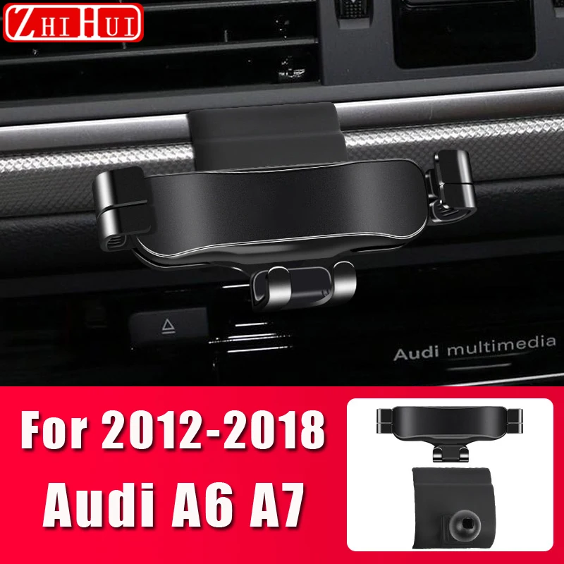 Car Styling Adjustable Mobile Phone Holder For Audi A6 A7 2012-2018 Air Vent Mount Bracket Gravity Phone Holder Accessories
Car Styling Adjustable Mobile Phone Holder For Audi A6 A7 2012-2018 Air Vent Mount Bracket Gravity Phone Holder Accessories