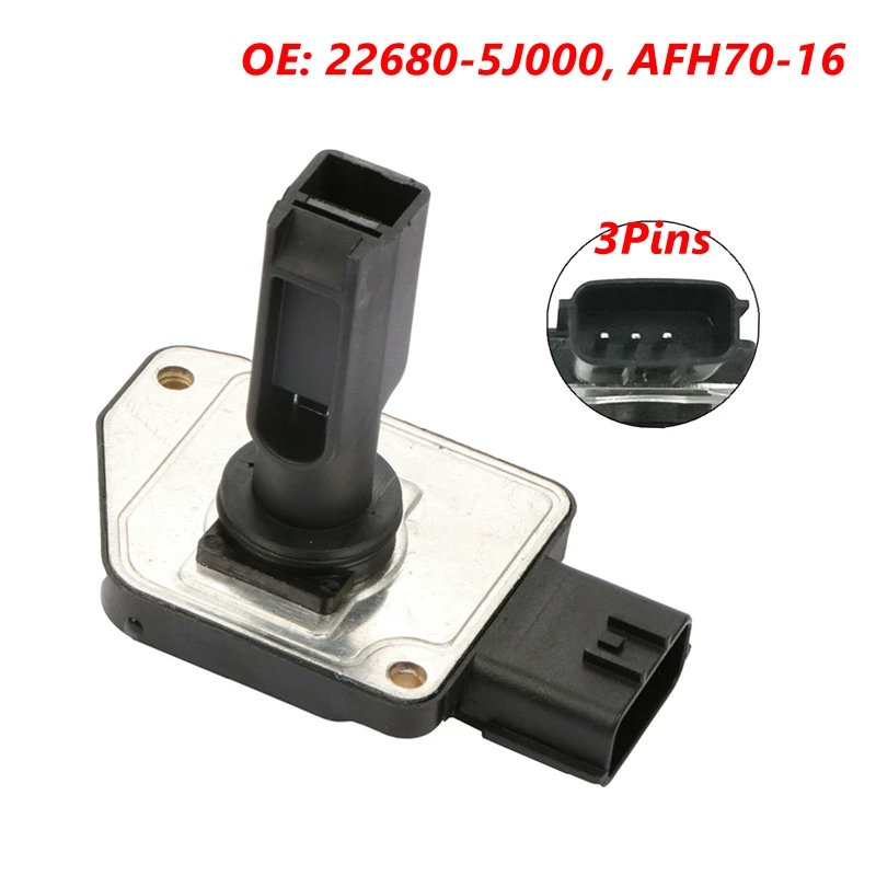 22680-5J000 Датчик массового расхода воздуха MAF для Nissan Pathfinder Frontier для марок Quest, Xterra Infiniti QX4 3.3L Ford AFH70-16 Mustang
22680-5J000 Датчик массового расхода воздуха MAF для Nissan Pathfinder Frontier для марок Quest, Xterra Infiniti QX4 3.3L Ford AFH70-16 Mustang