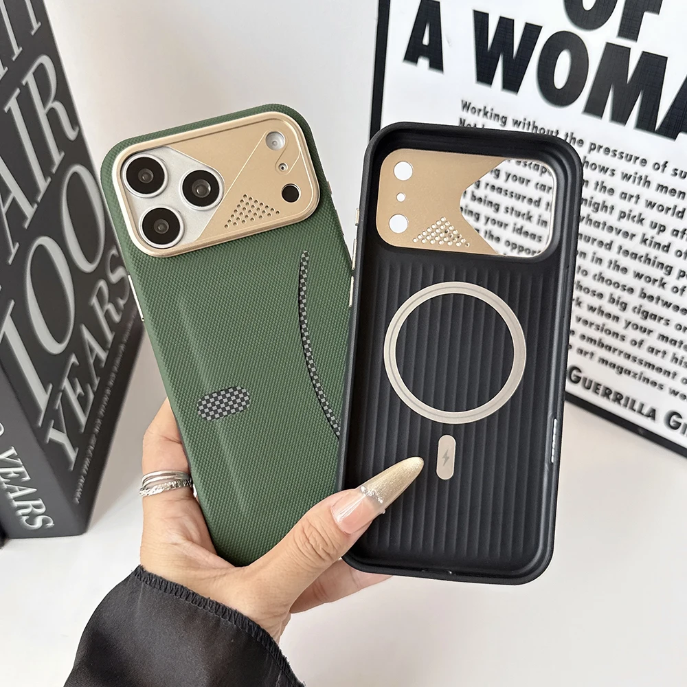 Fashion Plaid Phone Case with Hidden Card Holder For iPhone 18Pro Max 17 16 Pro Max Full Metal Lens Protection AI Camera Button
Fashion Plaid Phone Case with Hidden Card Holder For iPhone 18Pro Max 17 16 Pro Max Full Metal Lens Protection AI Camera Button