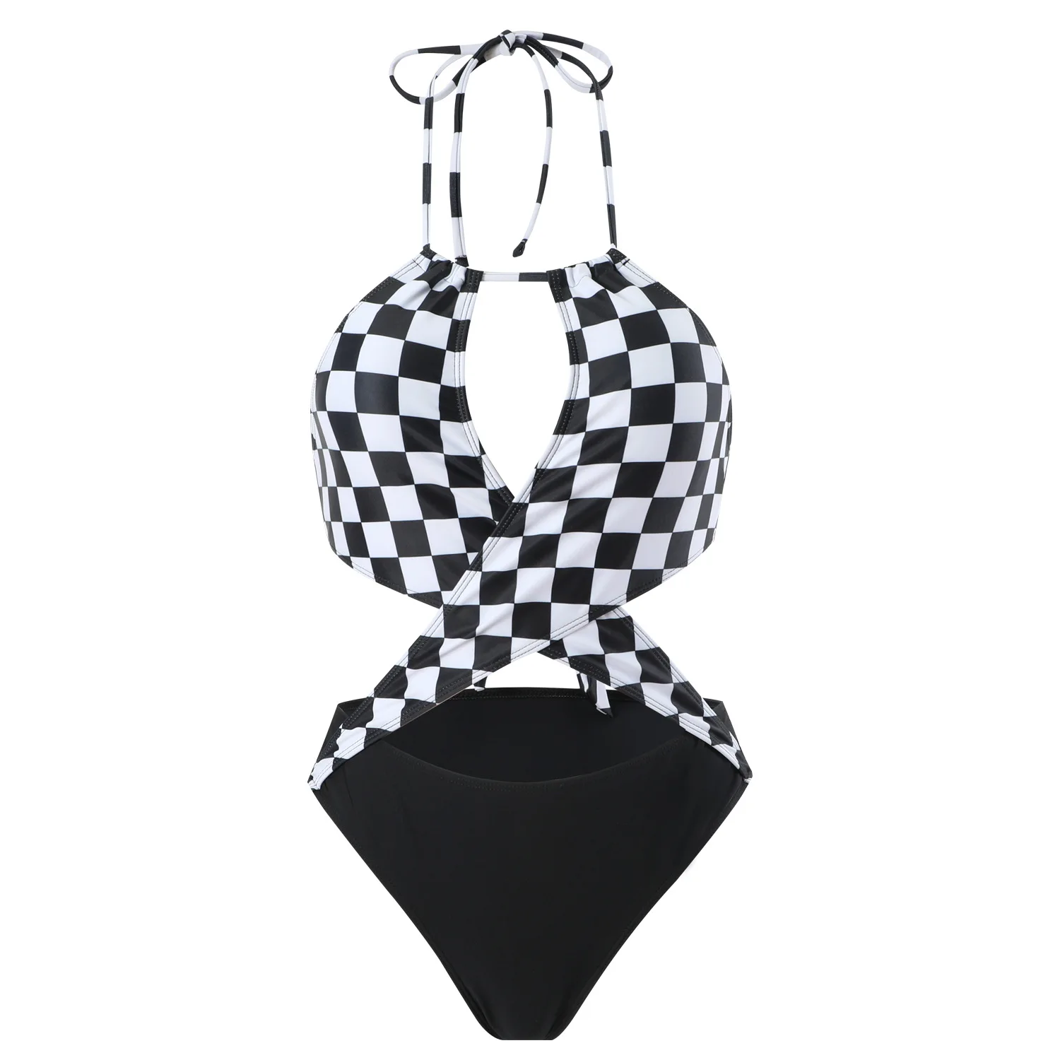 Hot Girls Halter Bikini 2025 Women Fashion Hollow Backless One-Piece Swimsuit Cross Cut Summer Vacation Sexy Beach Swimwear Pool
Hot Girls Halter Bikini 2025 Women Fashion Hollow Backless One-Piece Swimsuit Cross Cut Summer Vacation Sexy Beach Swimwear Pool