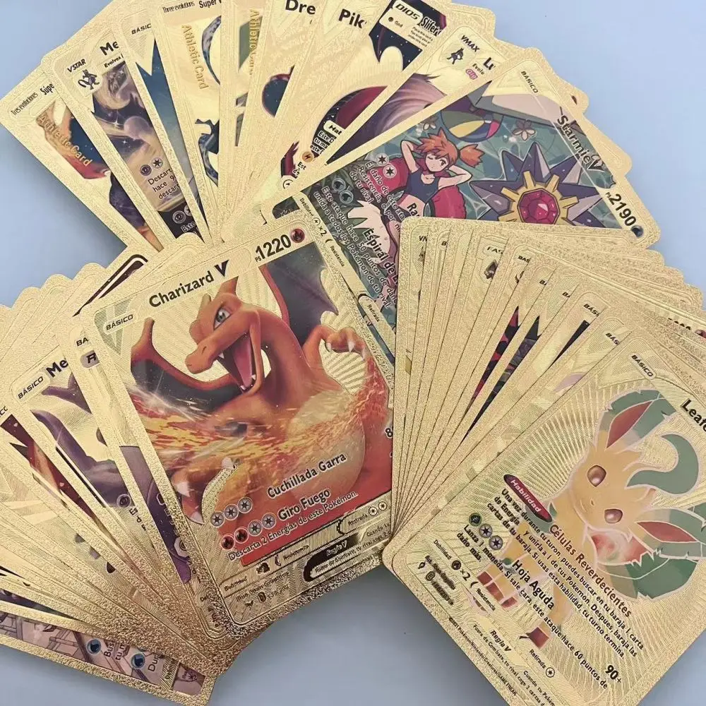 10Pcs 27Pcs Pokemon Cards Spanish Pokemon Card French Version German English Collectible Game French Cards Yugioh Board Games
10Pcs 27Pcs Pokemon Cards Spanish Pokemon Card French Version German English Collectible Game French Cards Yugioh Board Games