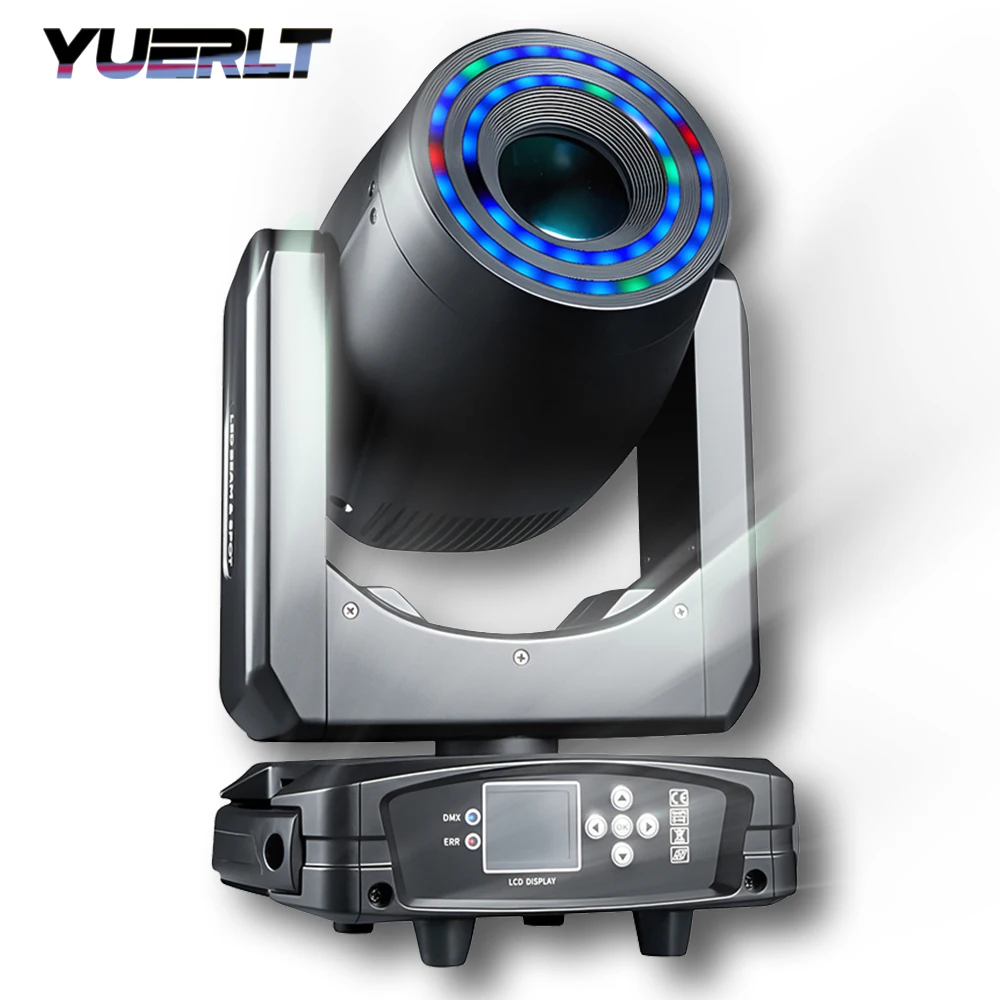 YUERLT NEW 200W LED With 2 Ring Beam Spot Moving Head Light With 6 Row Prism Effect For DJ Disco Party Stage Nightclub Bar
YUERLT NEW 200W LED With 2 Ring Beam Spot Moving Head Light With 6 Row Prism Effect For DJ Disco Party Stage Nightclub Bar