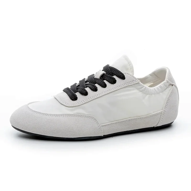 Leather Fabric Patchwork Women's Sneakers Light Comfortable Laced Flats Breathable Anti-Slip Women's Sports Shoes Tennis Female
Leather Fabric Patchwork Women's Sneakers Light Comfortable Laced Flats Breathable Anti-Slip Women's Sports Shoes Tennis Female