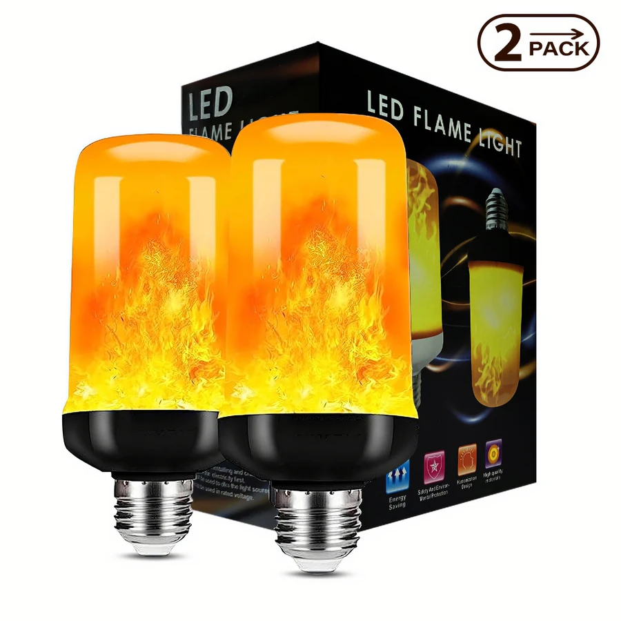 12W E26 LED Dynamic Flame Effect Light Bulb Yellow Creative Multiple Mode Lamp for Bar Hotel Restaurant Party
12W E26 LED Dynamic Flame Effect Light Bulb Yellow Creative Multiple Mode Lamp for Bar Hotel Restaurant Party