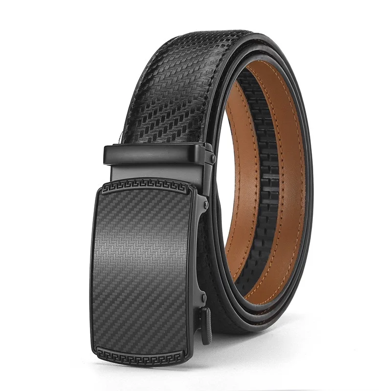Luxury Carbon Fiber Automatic Ratchet Belt – Adjustable Leather Waistband for Men, No-Hole Slide Buckle 
Luxury Carbon Fiber Automatic Ratchet Belt – Adjustable Leather Waistband for Men, No-Hole Slide Buckle