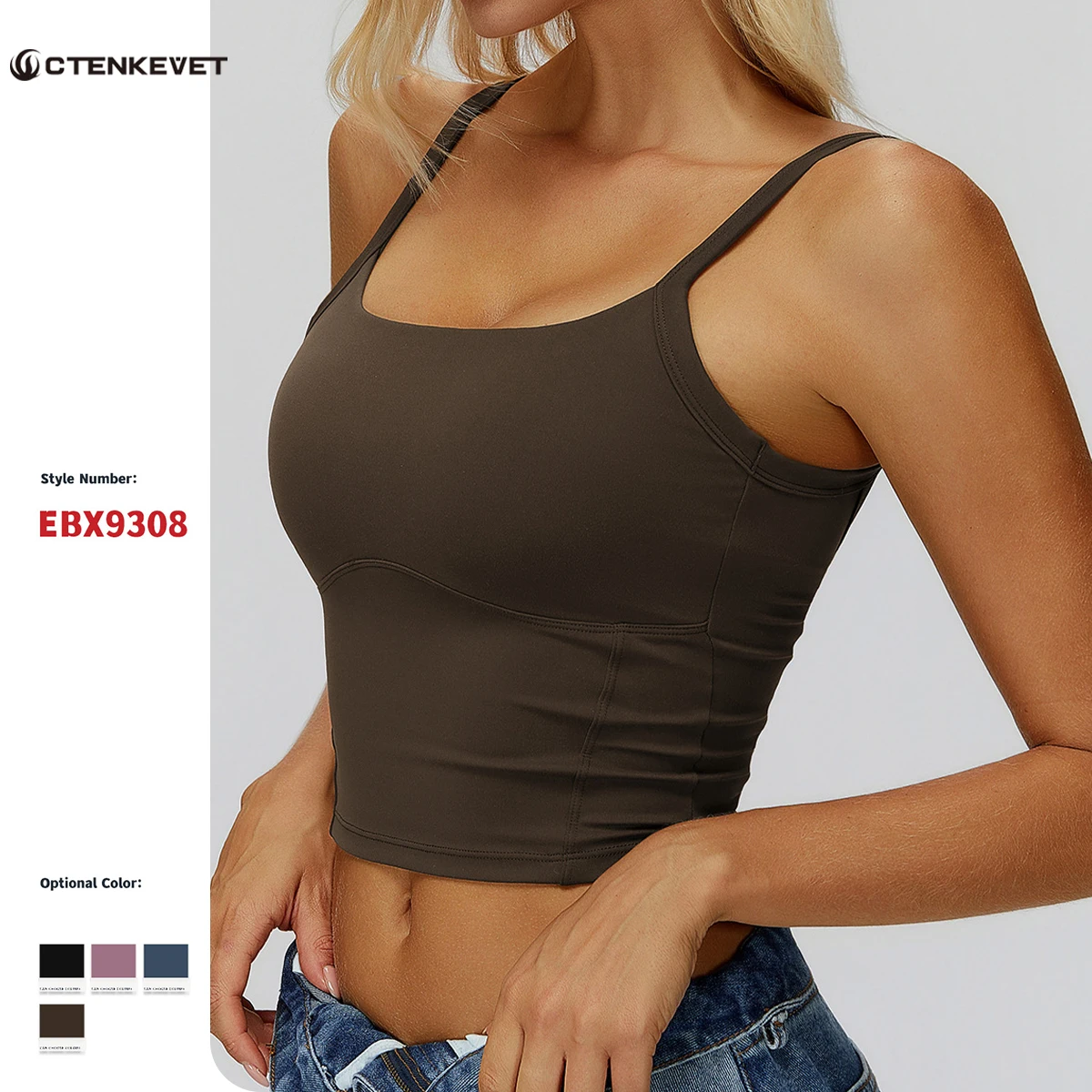 Women's Quick-Dry Fitness Yoga Tank Top U-Back Sports Top Female Fall/Winter Running Tight-Fitting Comfortable Underwear 
Women's Quick-Dry Fitness Yoga Tank Top U-Back Sports Top Female Fall/Winter Running Tight-Fitting Comfortable Underwear