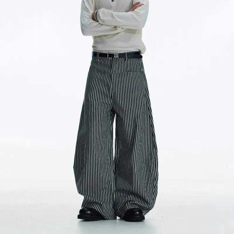 Мужские джинсы American Retro Cleanfit в полоску, модные прямые брюки свободного кроя, универсальные повседневные штаны для мужчин
Мужские джинсы American Retro Cleanfit в полоску, модные прямые брюки свободного кроя, универсальные повседневные штаны для мужчин