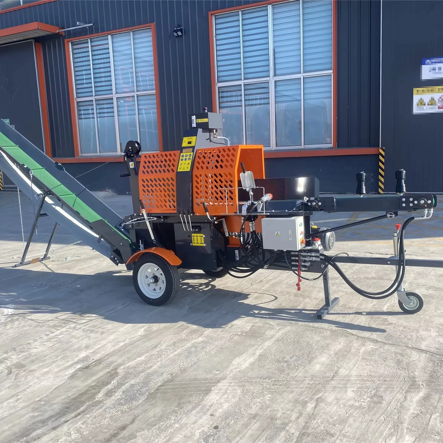 15HP high quality Log Splitter with Auto Saw & Hydraulic Infeed (48cm Max Log Diameter)
15HP high quality Log Splitter with Auto Saw & Hydraulic Infeed (48cm Max Log Diameter)