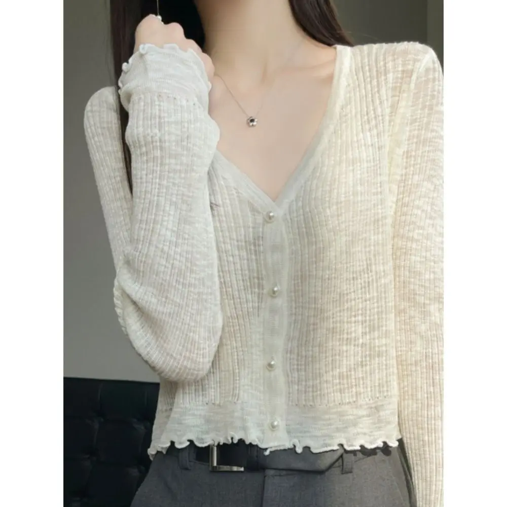 Summer Ice Silk Long Sleeves Coat Cool Breathable Air-Conditioning Shirt Beach Sun Protection Clothing for Women
Summer Ice Silk Long Sleeves Coat Cool Breathable Air-Conditioning Shirt Beach Sun Protection Clothing for Women
