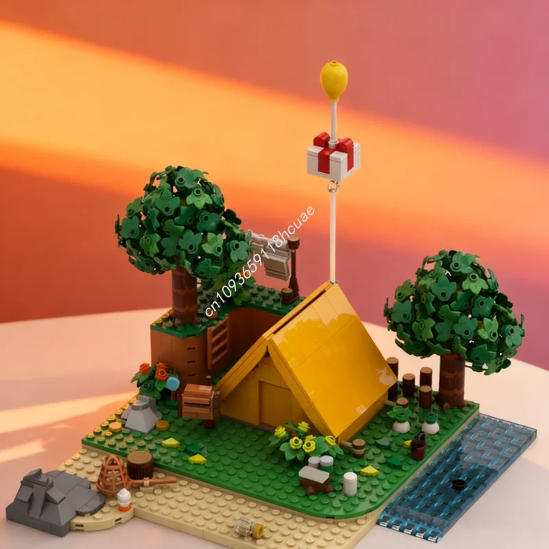 909pcs MOC Villager Tent Animal Crossinged Model Building Blocks Architecture Assemble Creative Christmas Gift Idea Toys Kids
909pcs MOC Villager Tent Animal Crossinged Model Building Blocks Architecture Assemble Creative Christmas Gift Idea Toys Kids