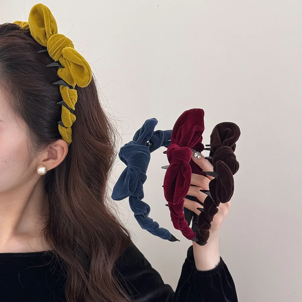 Velvet Bowknot Headbands Red Retro Elegant Hair Hoop Women Girls Hair Bands Korean Fashion New Year Hair Styling Accessories
Velvet Bowknot Headbands Red Retro Elegant Hair Hoop Women Girls Hair Bands Korean Fashion New Year Hair Styling Accessories