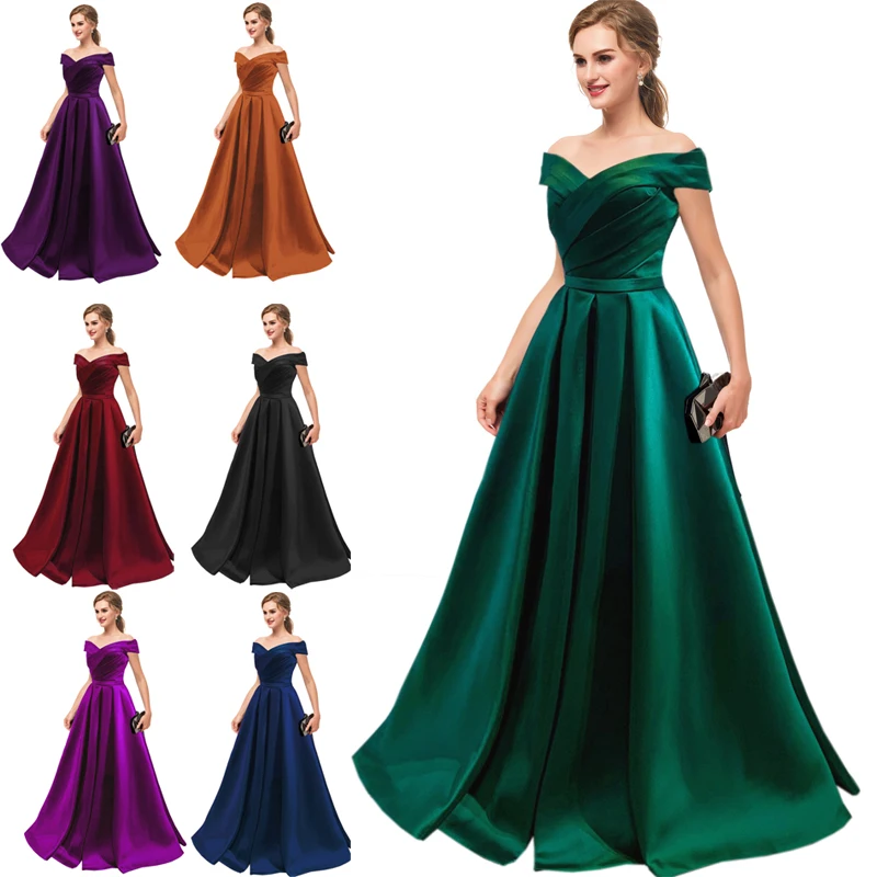 Satin Off the Shoulder Evening Dress A Line Plus Size Prom Dresses Long Gown Formal Occasion Dresses vestidos de fiesta
Satin Off the Shoulder Evening Dress A Line Plus Size Prom Dresses Long Gown Formal Occasion Dresses vestidos de fiesta