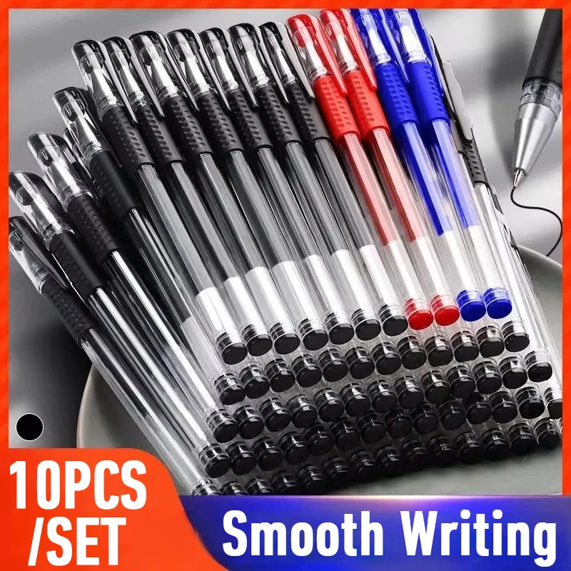 10 PCS Gel Pen Set School Supplies Black Blue Red Ink Color 0.5mm Ballpoint Pen Kawaii Pen Writing Tool School Office Stationery
10 PCS Gel Pen Set School Supplies Black Blue Red Ink Color 0.5mm Ballpoint Pen Kawaii Pen Writing Tool School Office Stationery