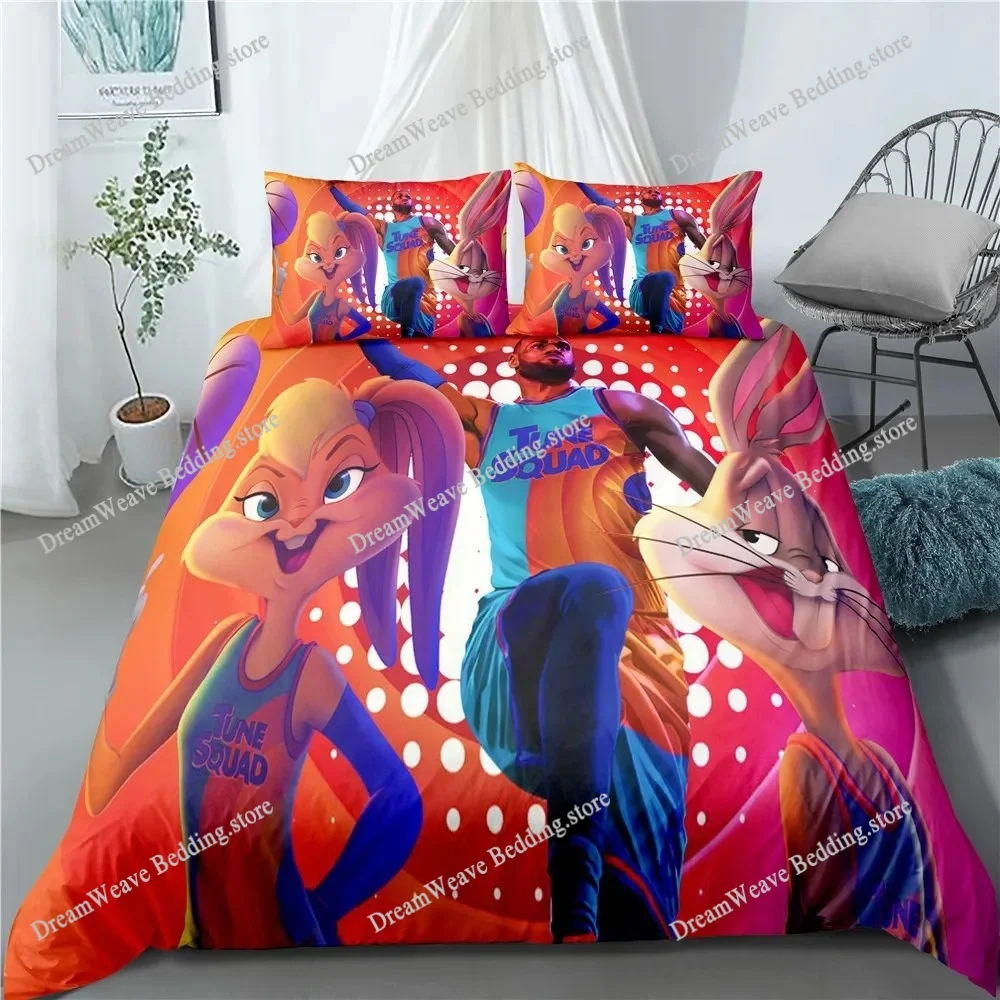 Space Jam Luxury Bedding Set Japan Anime Cartoon Duvet Cover Set Comforter Bedspread Twin Single Size Printed Home Textile
Space Jam Luxury Bedding Set Japan Anime Cartoon Duvet Cover Set Comforter Bedspread Twin Single Size Printed Home Textile