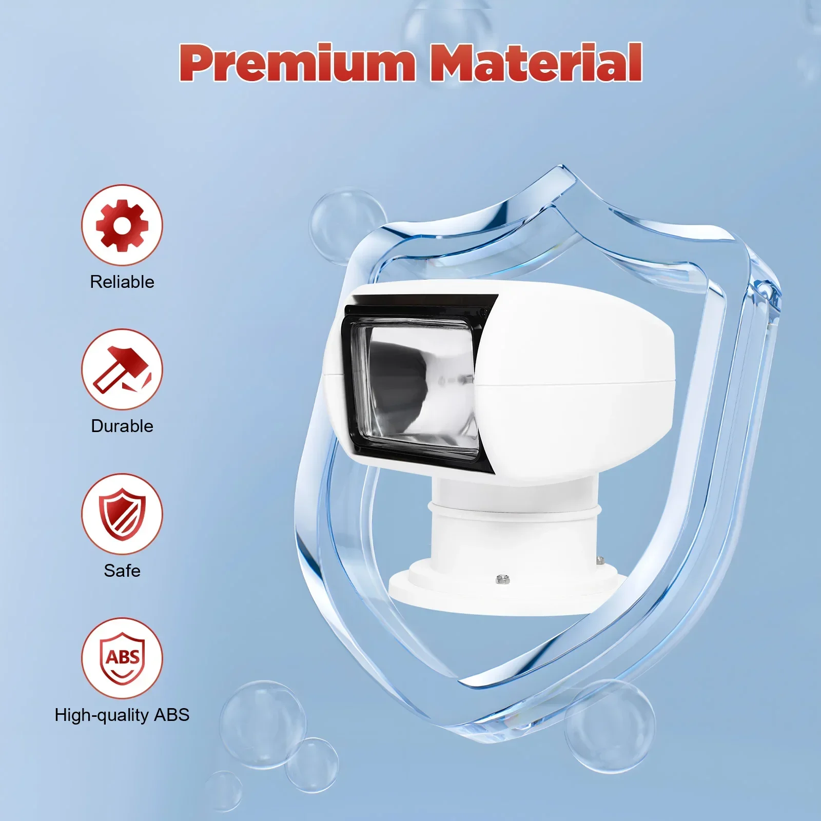 100W 12V Boat Spotlight Marine Halogen Search Spot Lights for Boats,Marine Spotlight Truck Car Boat Searchlight Remote Control
100W 12V Boat Spotlight Marine Halogen Search Spot Lights for Boats,Marine Spotlight Truck Car Boat Searchlight Remote Control