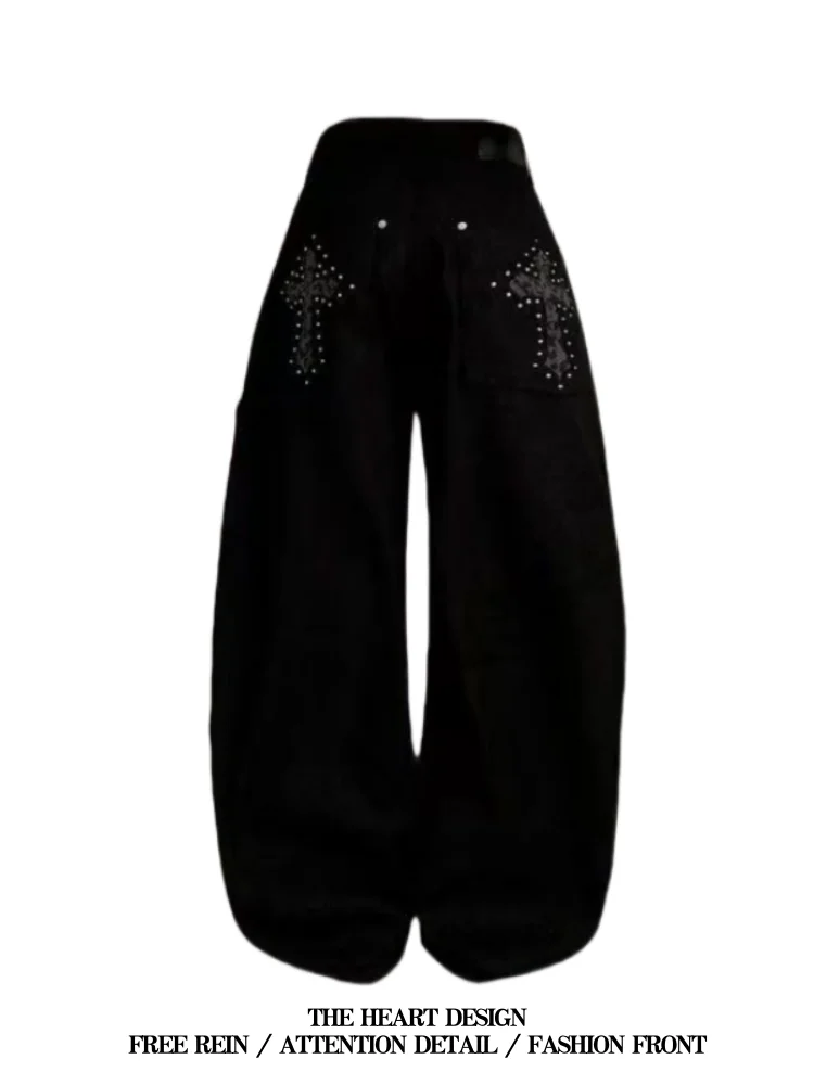 American High Street Retro Leopard Print Cross Blade Jeans Loose Slimming Wide Leg Pants for Men And Women Casual Style
American High Street Retro Leopard Print Cross Blade Jeans Loose Slimming Wide Leg Pants for Men And Women Casual Style
