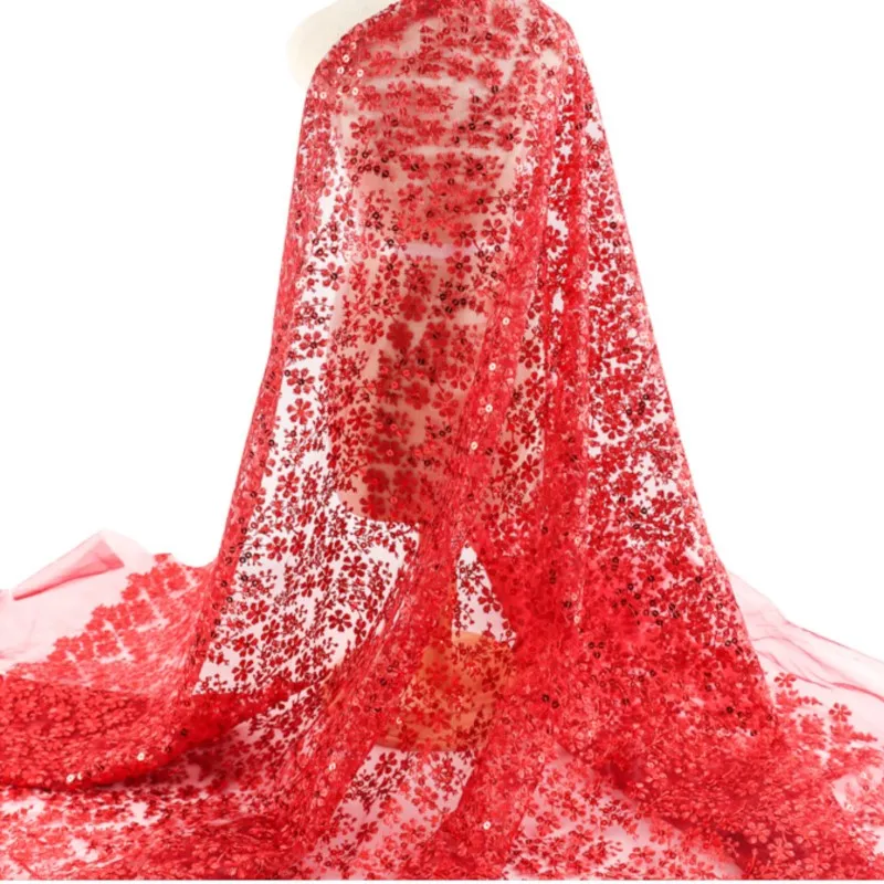 New Flat Embroidery Sequin Flower Fabric Mesh Children's Clothing Dress Full Version Small Embroidered
New Flat Embroidery Sequin Flower Fabric Mesh Children's Clothing Dress Full Version Small Embroidered