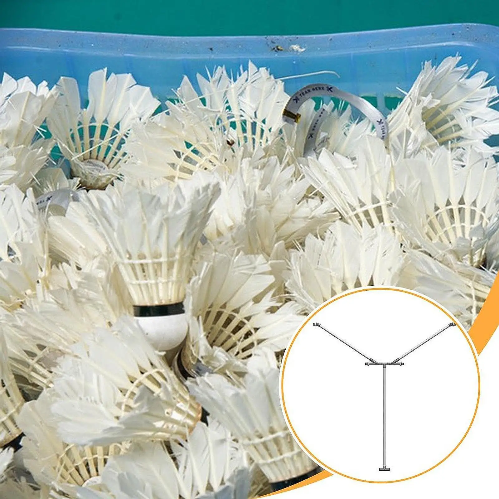 Badminton Shuttlecock Collector Double Sides Sweeper for Park Venues Court
Badminton Shuttlecock Collector Double Sides Sweeper for Park Venues Court