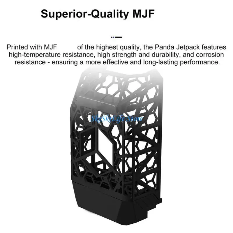 E65E Upgraded Panda Jet Cooling Fan Duct Nylon Super Lightweight Panda Jetpack For P1 Series 3D Printer Accessories
E65E Upgraded Panda Jet Cooling Fan Duct Nylon Super Lightweight Panda Jetpack For P1 Series 3D Printer Accessories