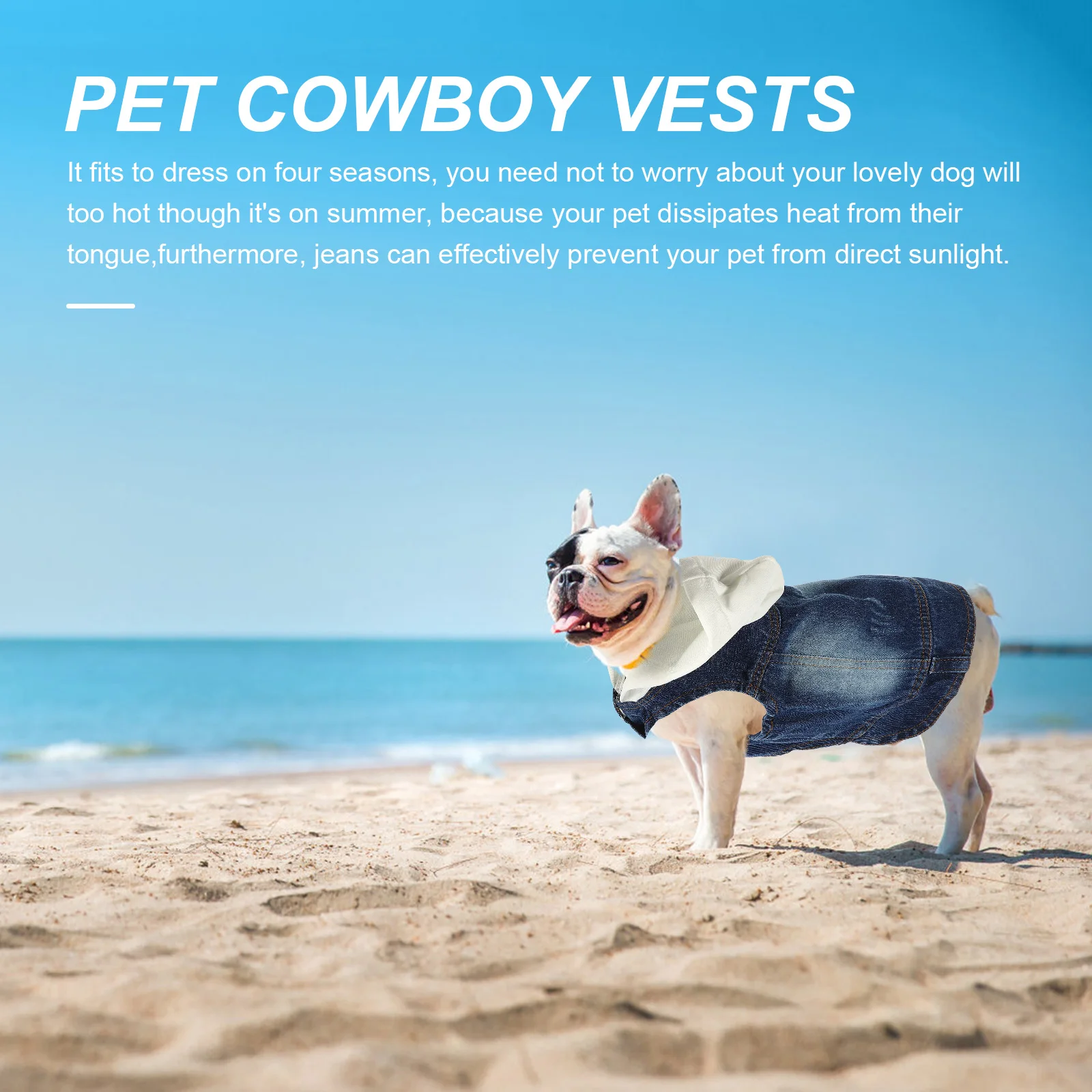 Pet Vest Dog Demin Summer Clothes Cute Shirt Jumper Sweaters Denim for Small Dogs
Pet Vest Dog Demin Summer Clothes Cute Shirt Jumper Sweaters Denim for Small Dogs