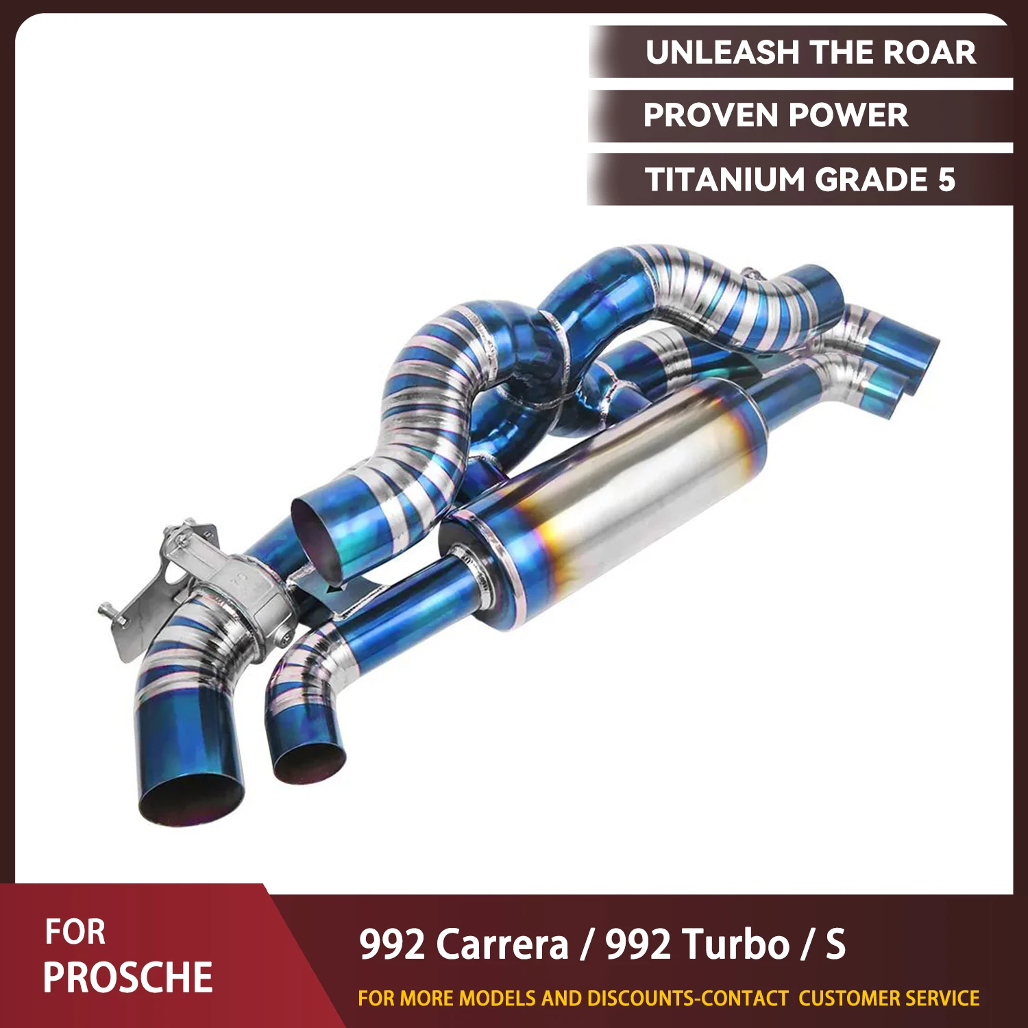 Supercar sports sound ECCF TItanium Catback Exhaust For Porsche 992 992.2 X-Pipe High performance supercar exhaust System
Supercar sports sound ECCF TItanium Catback Exhaust For Porsche 992 992.2 X-Pipe High performance supercar exhaust System