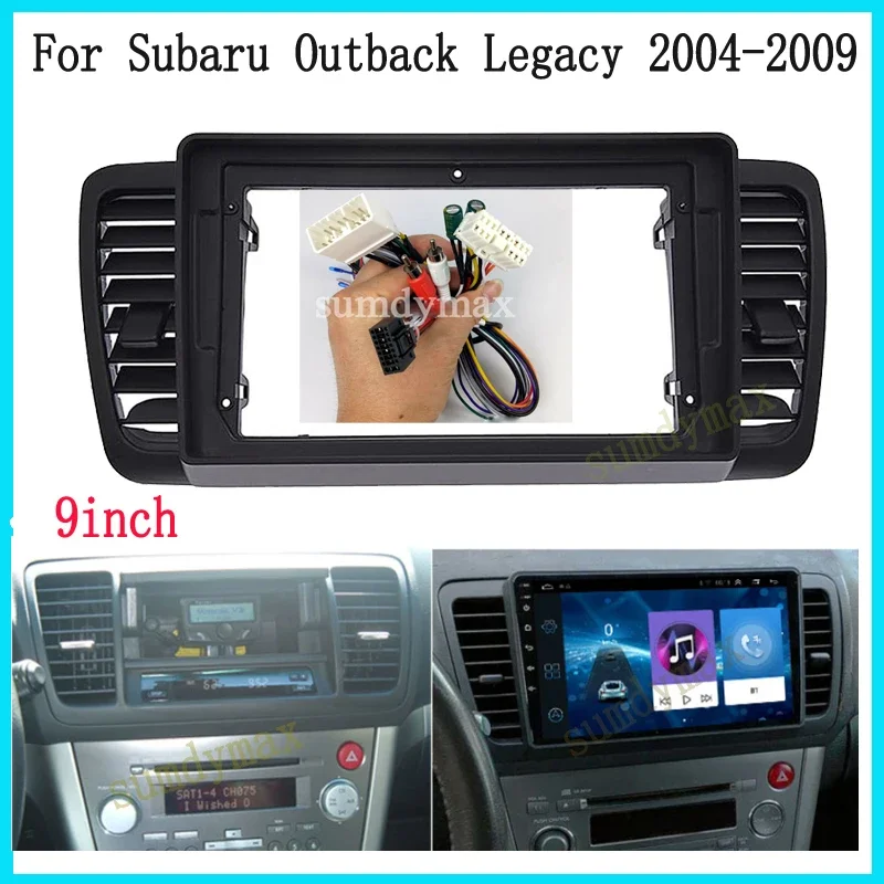 9 inch Android Big Screen Audio Dash Fitting Panel Kit for Subaru Legacy Outback 2004-2006 car radio frame Dash Mount Kit
9 inch Android Big Screen Audio Dash Fitting Panel Kit for Subaru Legacy Outback 2004-2006 car radio frame Dash Mount Kit