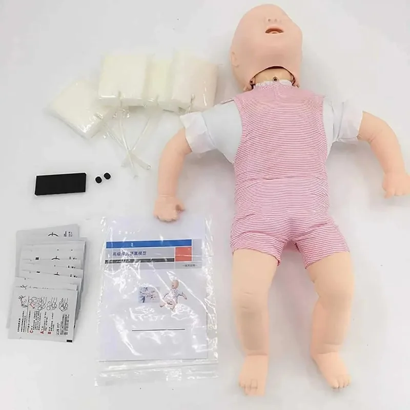 Infant CPR Manikin with Storage Bag, Baby Choking First Aid Training Doll for Medical Emergency Teaching & Skill Practice
Infant CPR Manikin with Storage Bag, Baby Choking First Aid Training Doll for Medical Emergency Teaching & Skill Practice