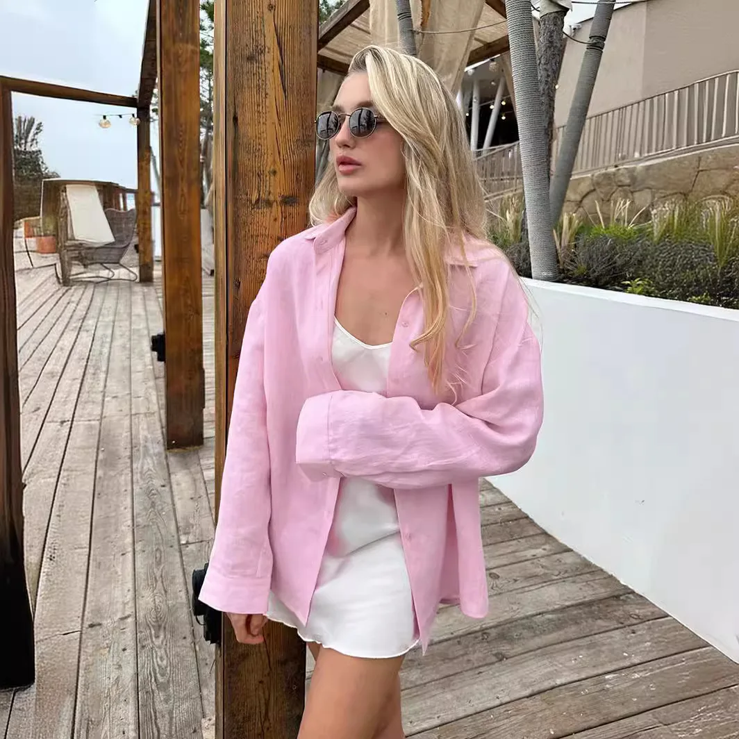 New 2025 Long Sweater Cardigan Jaet Women's irt Cotton Linen Material Loose Fit Commute Sle Summer Collection
New 2025 Long Sweater Cardigan Jaet Women's irt Cotton Linen Material Loose Fit Commute Sle Summer Collection