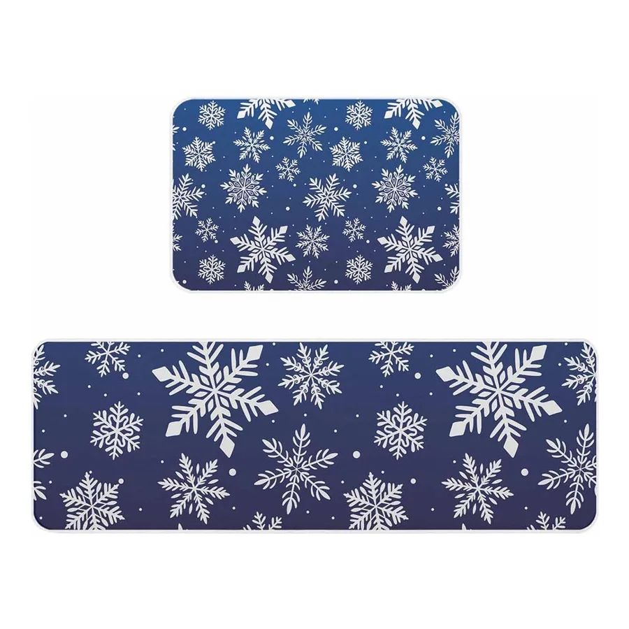 Christmas Snowflake Kitchen Mats Entrance Doormat Decor Non-Slip Corridor Balcony Rugs Bedroom Bedside Floor Mat Xmas Decor
Christmas Snowflake Kitchen Mats Entrance Doormat Decor Non-Slip Corridor Balcony Rugs Bedroom Bedside Floor Mat Xmas Decor