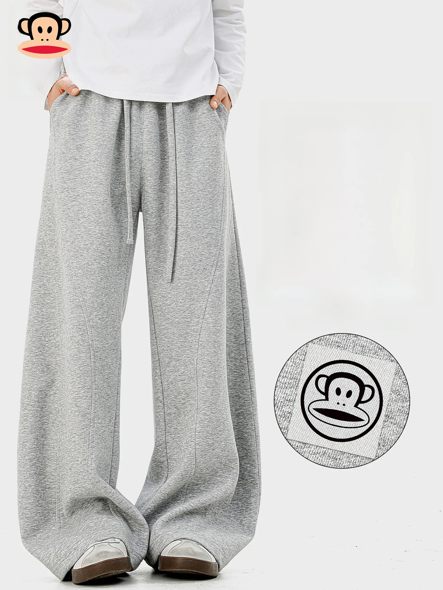 Мужские повседневные брюки PaulFrank в американском ретро-стиле, широкие, свободные, драпирующиеся, удобные, из смесового хлопка, не мнущиеся, весенняя коллекция
Мужские повседневные брюки PaulFrank в американском ретро-стиле, широкие, свободные, драпирующиеся, удобные, из смесового хлопка, не мнущиеся, весенняя коллекция