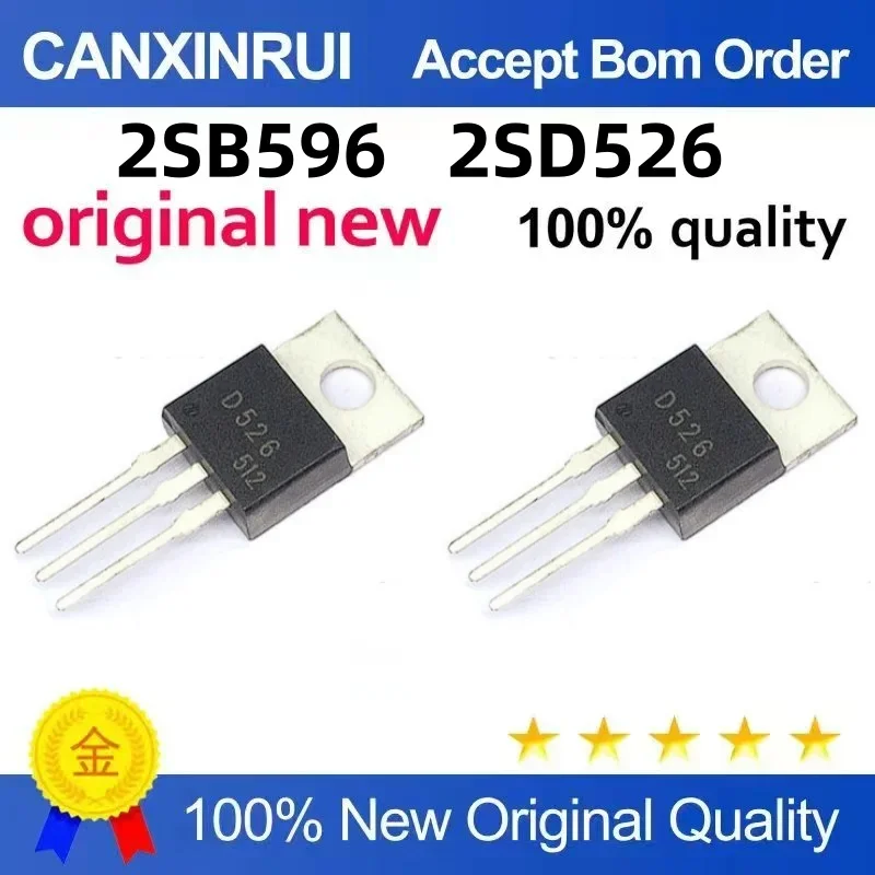 (5-100 pieces) Brand new original 2SD526 D526 2SB596 B596 TO-220 80V 4A spot chip IC
(5-100 pieces) Brand new original 2SD526 D526 2SB596 B596 TO-220 80V 4A spot chip IC