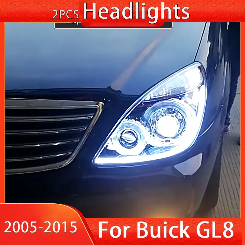 Автомобильные фары для Opel Buick GL8 светодиодный фары 2005-2015фары GL8 DRL сигнал поворота Дальний свет ангельские глазки
Автомобильные фары для Opel Buick GL8 светодиодный фары 2005-2015фары GL8 DRL сигнал поворота Дальний свет ангельские глазки