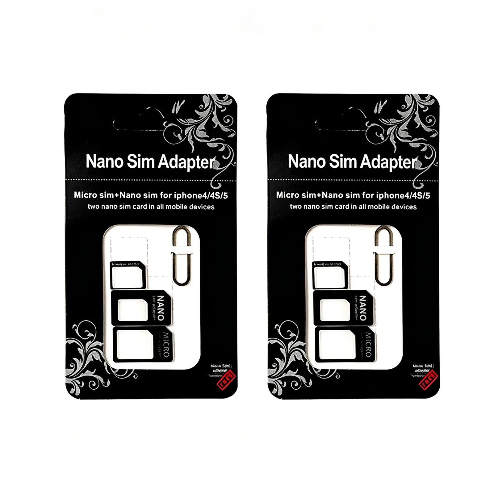 NanoSIM Card to Micro Standard Adapter Converter For Tablet Phone SIM Card Adapter Convert Universal Phones For Nano Sim 4 In 1