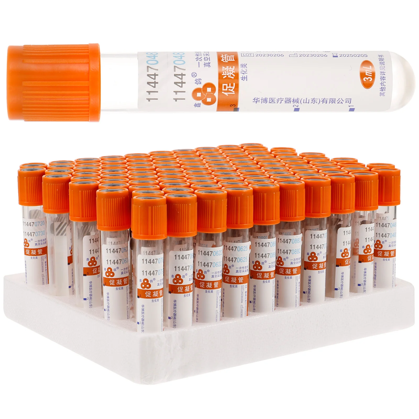 100pcs Coagulation-Promoting Tube 3Ml Vacuum Blood Collection Glass Test Tubes For Biochemical Testing Centrifuge Use Disposable
100pcs Coagulation-Promoting Tube 3Ml Vacuum Blood Collection Glass Test Tubes For Biochemical Testing Centrifuge Use Disposable