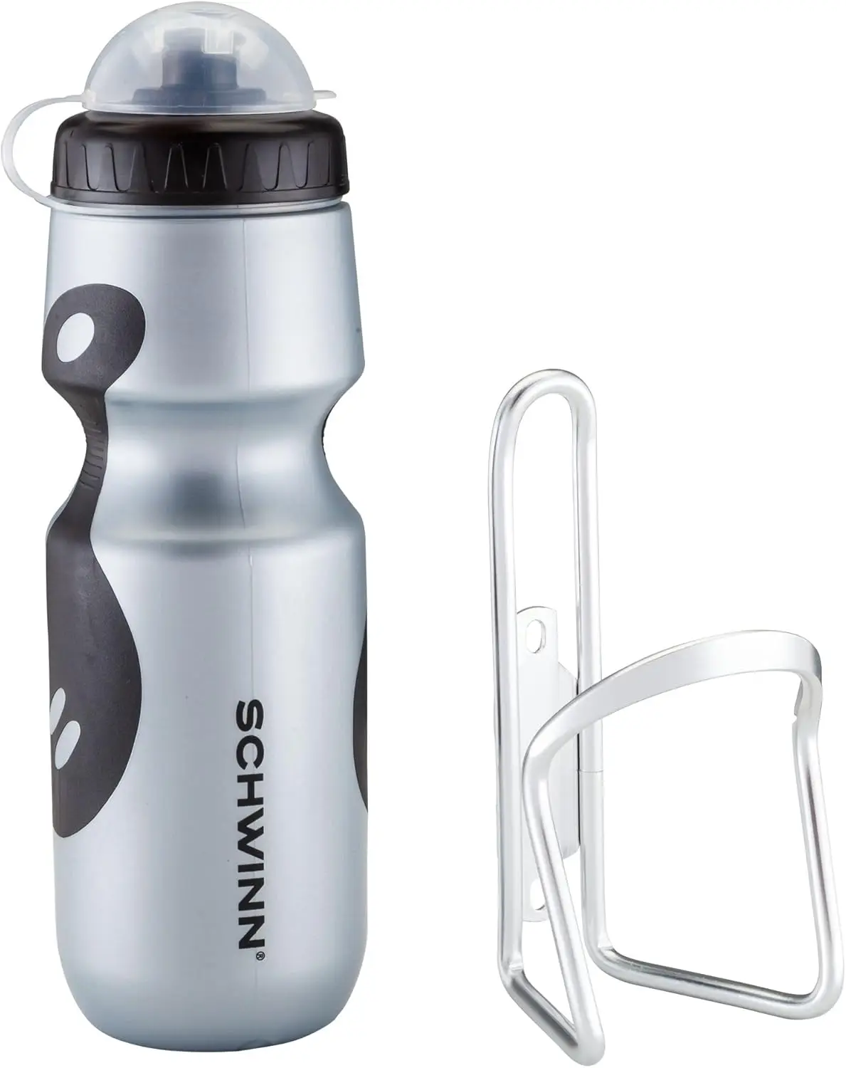 Sport Water Bottle with Holder for Bicycle, 23 oz, No-Slip Grip, Dust Cap Lid, Easy Mount Cage
Sport Water Bottle with Holder for Bicycle, 23 oz, No-Slip Grip, Dust Cap Lid, Easy Mount Cage
