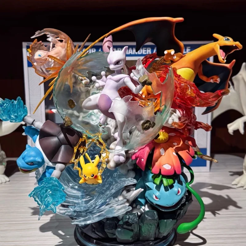В наличии Pokemon Mewtwo Mew Blastoise Charizard Venusaur Gk Статуя из смолы Холодный литой большой размер Аниме Фигурка Сцена Подарок 
В наличии Pokemon Mewtwo Mew Blastoise Charizard Venusaur Gk Статуя из смолы Холодный литой большой размер Аниме Фигурка Сцена Подарок