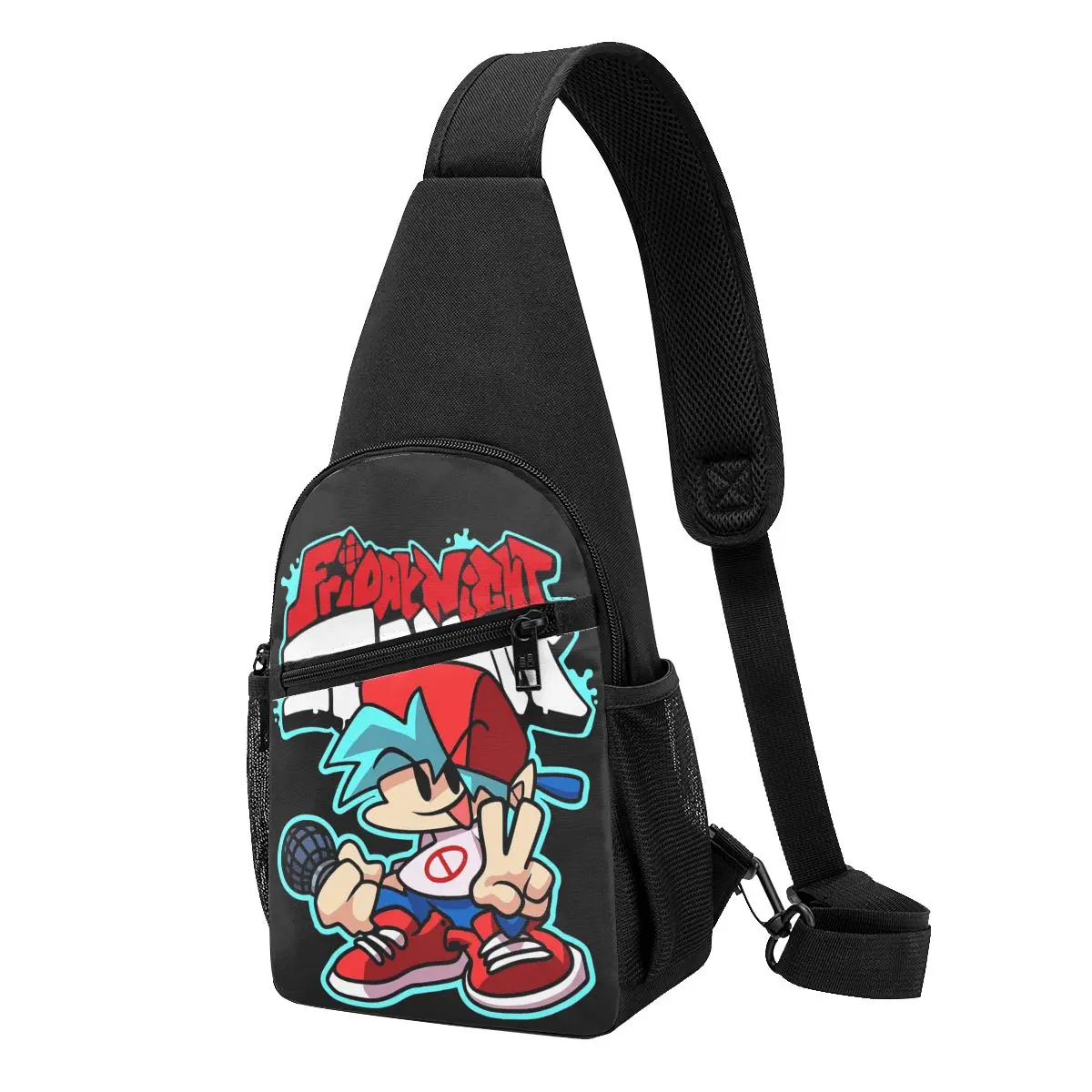 Friday Night Funkin, Boyfriend Chest Bag Men Sling Crossbody Backpack Chest Bag Travel Hiking Daypack Shoulder Bag
Friday Night Funkin, Boyfriend Chest Bag Men Sling Crossbody Backpack Chest Bag Travel Hiking Daypack Shoulder Bag