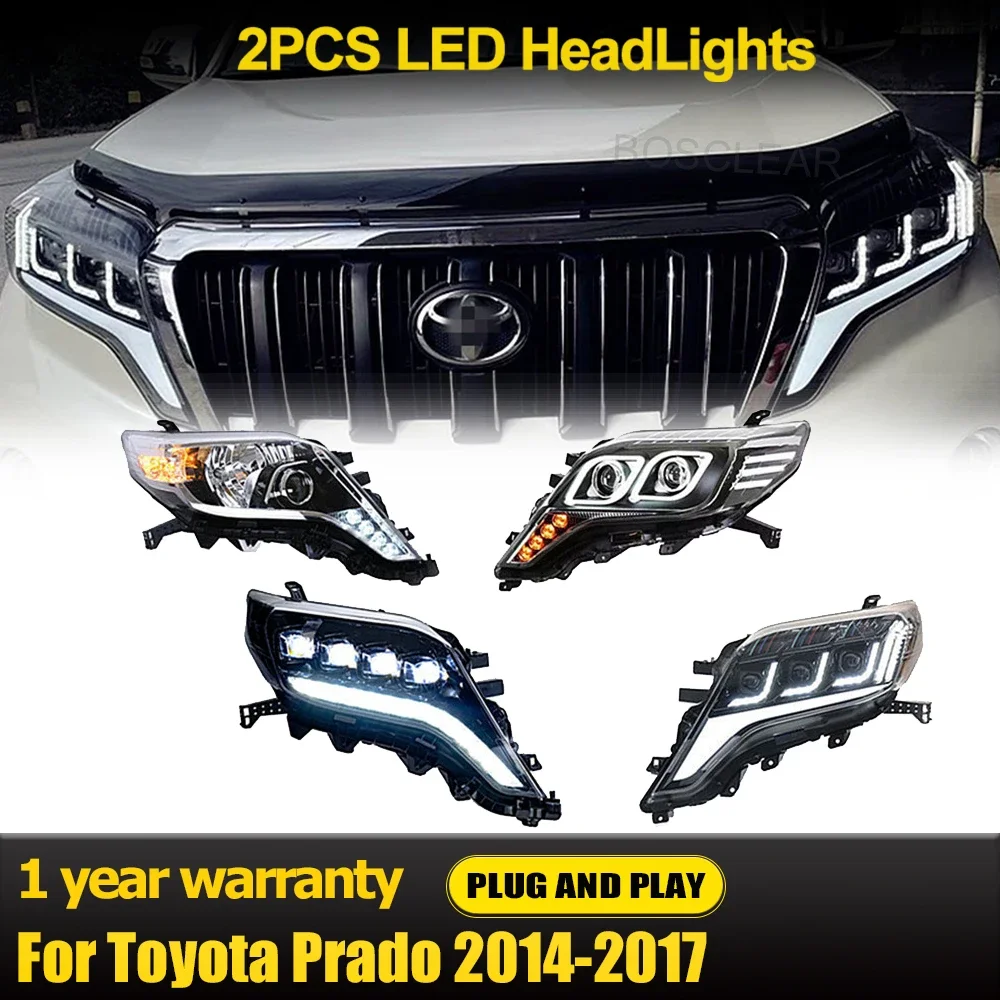 Front Lamp For Toyota Prado 2014 2015 2016 2017 LED Head Light Prado LED RDL Headlight Assembly Upgrade Signal Auto Accessories
Front Lamp For Toyota Prado 2014 2015 2016 2017 LED Head Light Prado LED RDL Headlight Assembly Upgrade Signal Auto Accessories