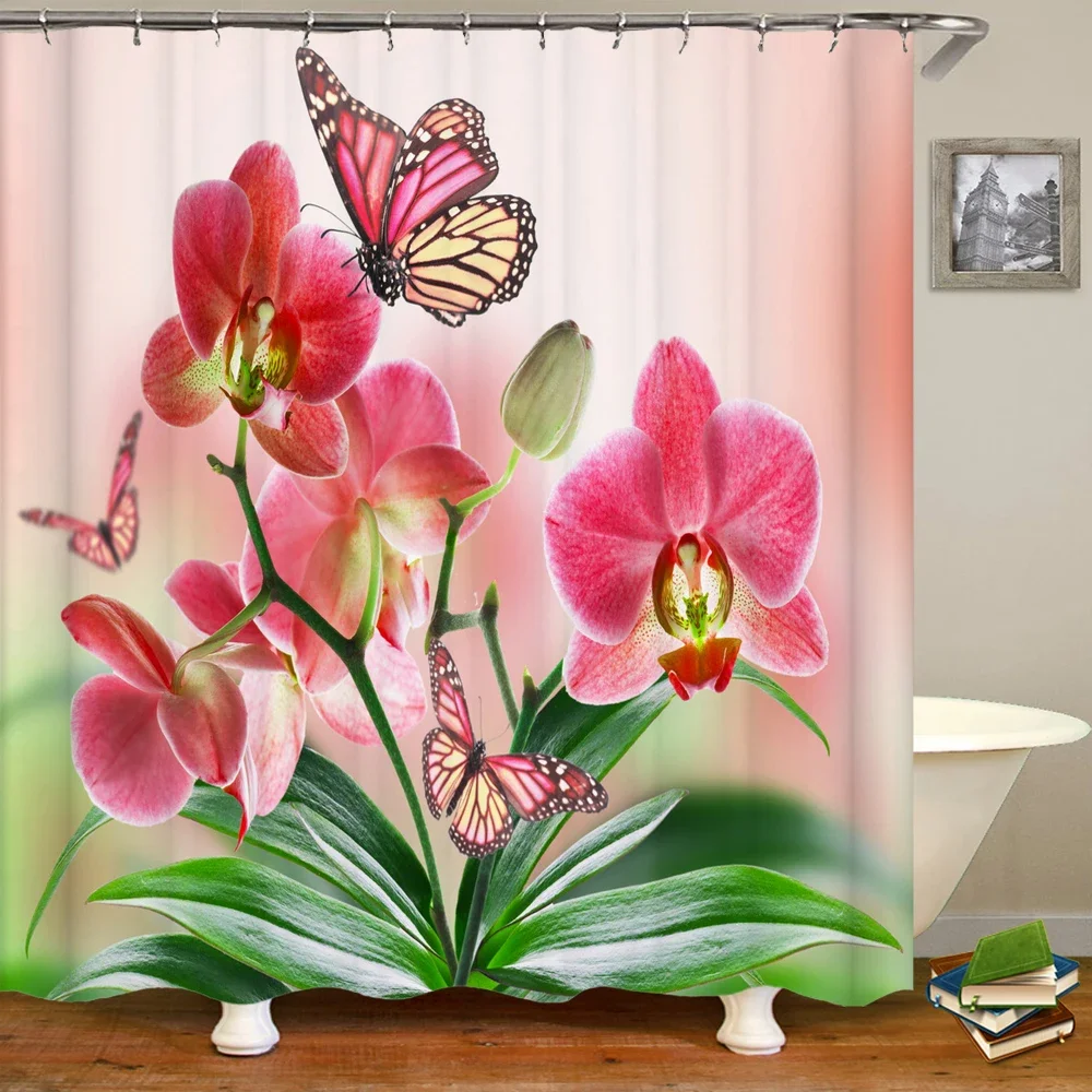 3D Flowers Pattern Printed Shower Curtain Waterproof Curtain With Hook Bathroom Decorative Curtain 3D Shower curtains 240*180cm
3D Flowers Pattern Printed Shower Curtain Waterproof Curtain With Hook Bathroom Decorative Curtain 3D Shower curtains 240*180cm