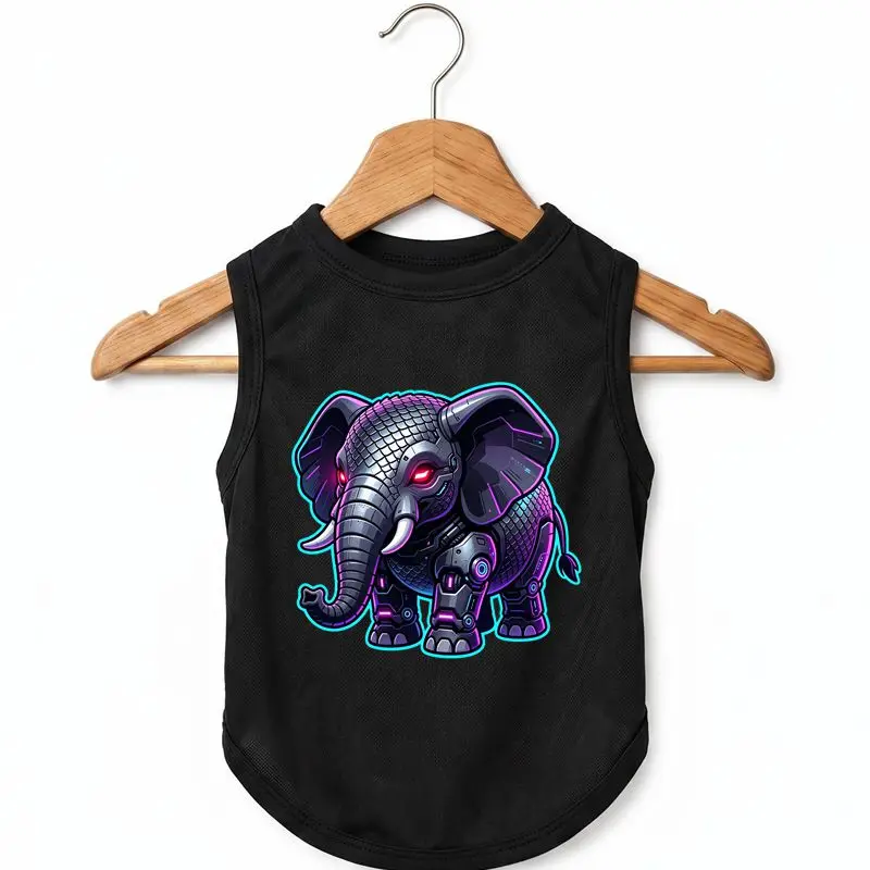 Cool Dog Tank Top, Summer Elephant Print Pet T-Shirt, Breathable Dog Clothes
Cool Dog Tank Top, Summer Elephant Print Pet T-Shirt, Breathable Dog Clothes