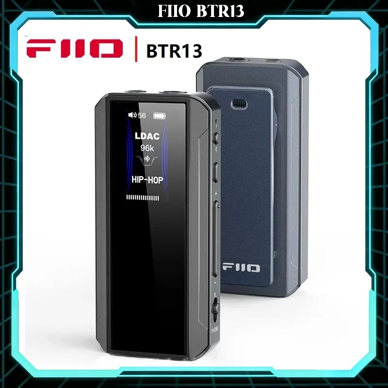 FiiO BTR13 Headphone Amp LDAC AptX HD Lossless Receiver Hi-Res Audio 4.4mm Balanced Out with Screen Support Car Mode PC DAC
FiiO BTR13 Headphone Amp LDAC AptX HD Lossless Receiver Hi-Res Audio 4.4mm Balanced Out with Screen Support Car Mode PC DAC