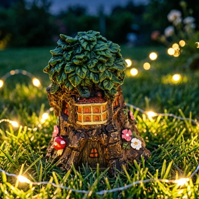 Mini House Figure with Roof, Door, Window, Flower and Mushroom Trim 10.6 x 10.2 x 13.0 for Desk Shelf Placement and 87HA
Mini House Figure with Roof, Door, Window, Flower and Mushroom Trim 10.6 x 10.2 x 13.0 for Desk Shelf Placement and 87HA